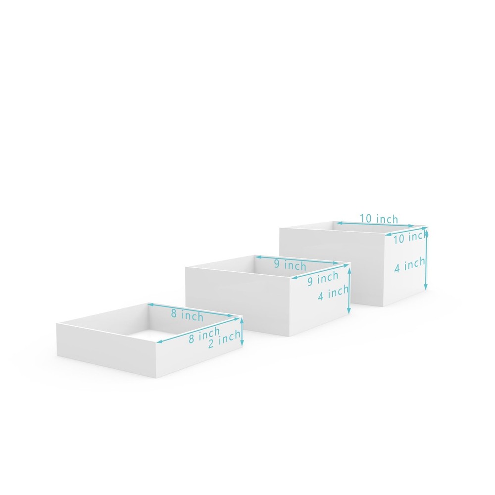 Buffet Risers, Food Risers for Buffet Table, Display Stand Shelf for Catering...