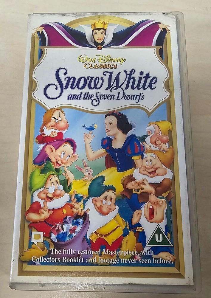 Snow White And The Seven Dwarfs VHS Ref00233