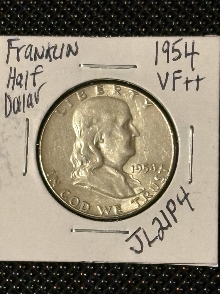 1954 Franklin Half Dollar  VF++
