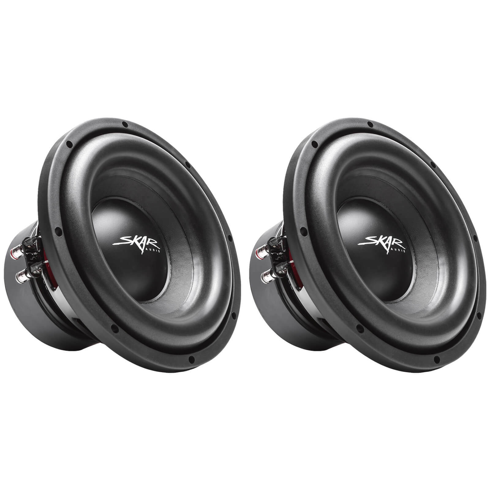 (2) NEW SKAR AUDIO SDR-10 D4 10" 1200W MAX POWER DUAL 4 OHM SUBWOOFERS - PAIR