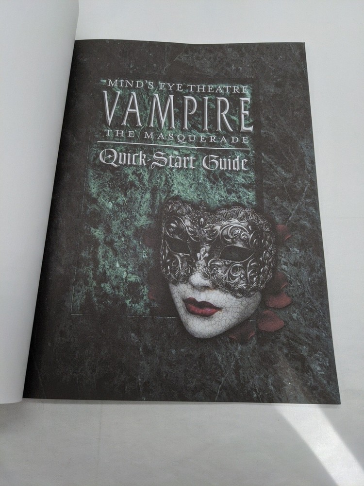 Minds Eye Theatre Vampire The Masquerade Quick Start Guide Book
