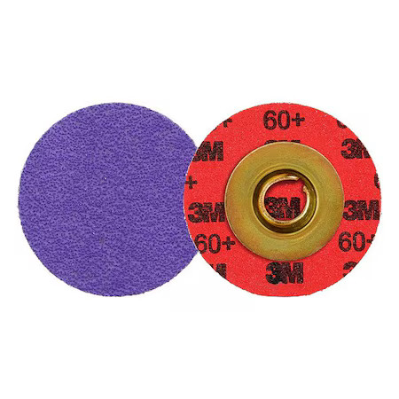 3M Cubitron 7100331732 Quick-Change Disc, Ceramic, 2 In Dia., Pk50
