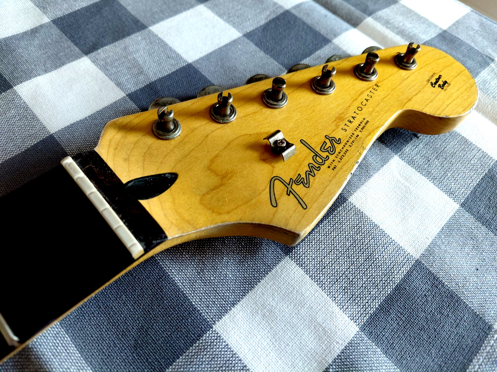 Fender Lic Relic Strat neck Aged Nitro 60s Stratocaster Mr G's Custom shop