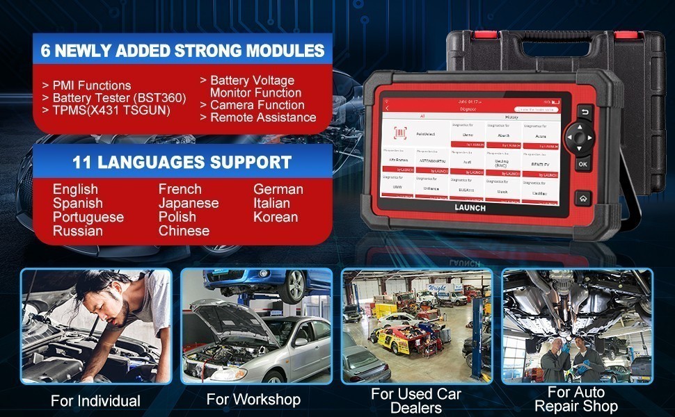 2026 LAUNCH X431 CRP919E Bidirectional Car Diagnostic OBD2 Scanner Tool Coding*^