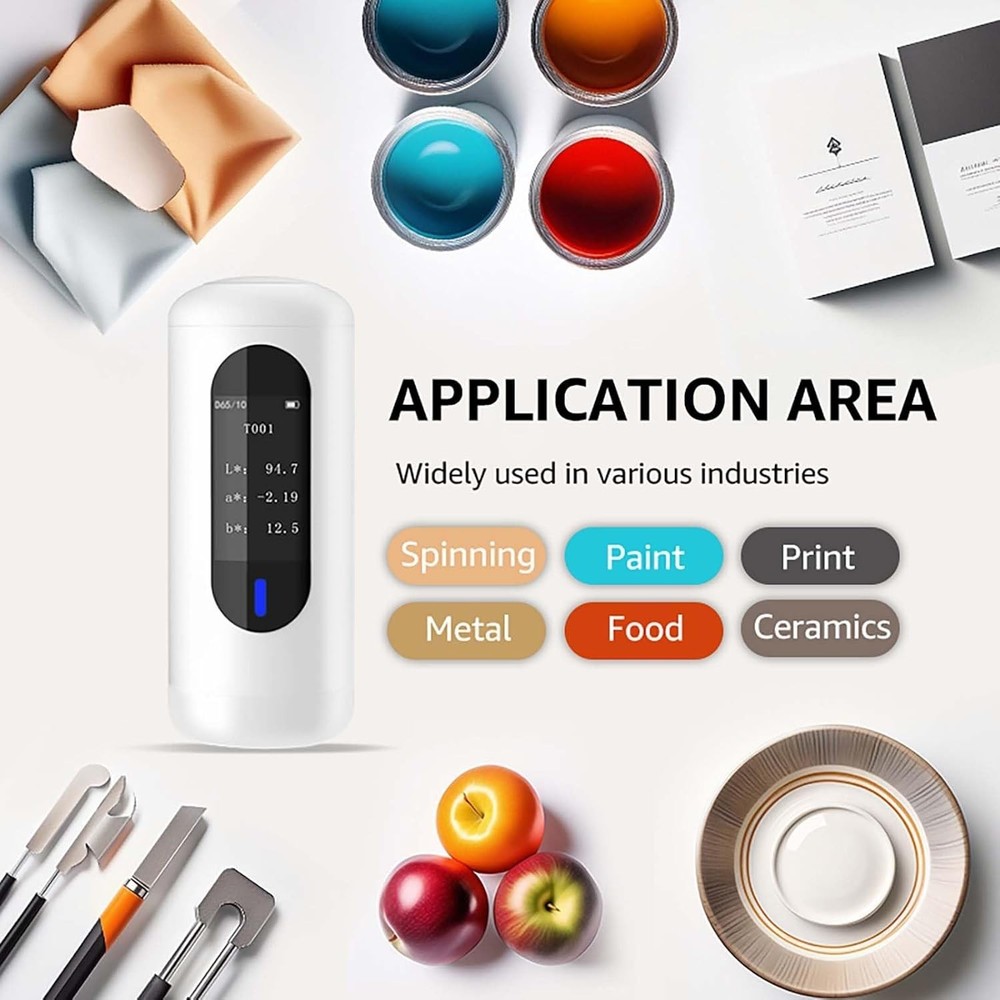 Portable Mini Color Reader: Snap Match Pro for Accurate Paint Color Matching