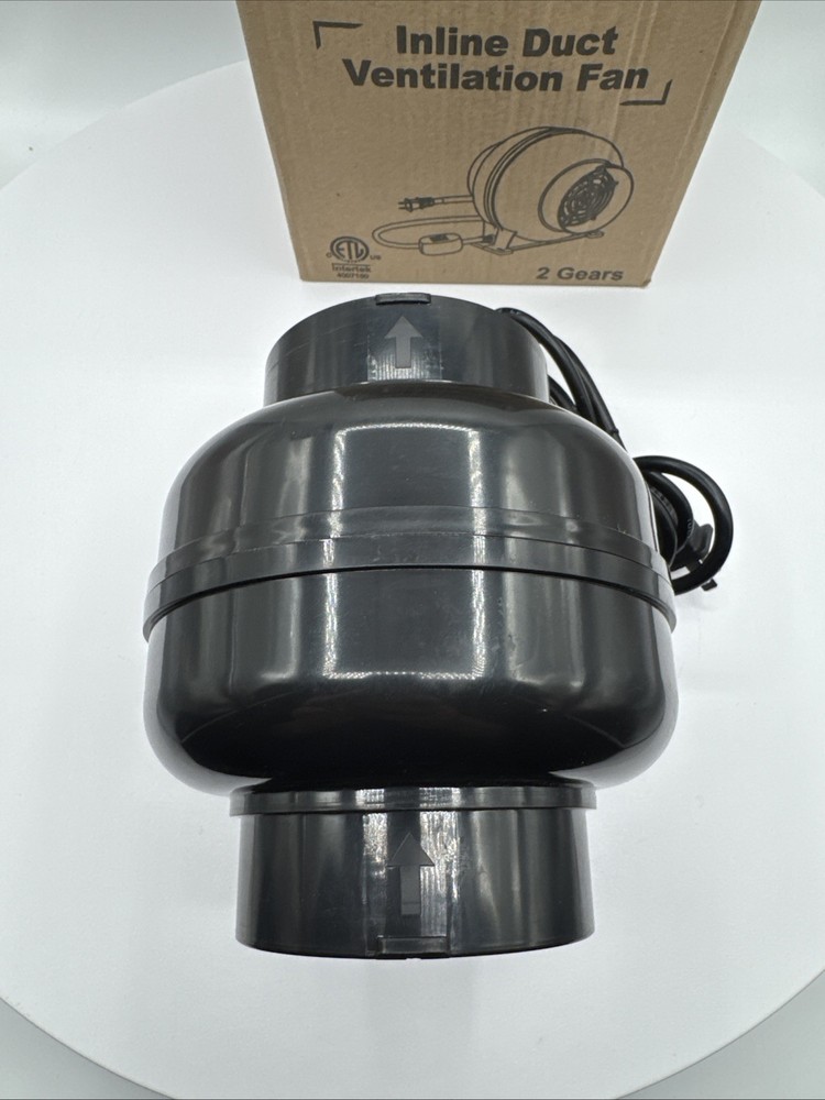 Artibear 3.5 Inch 168 CFM Inline Duct Ventilation Fan with 2 Speed Controller