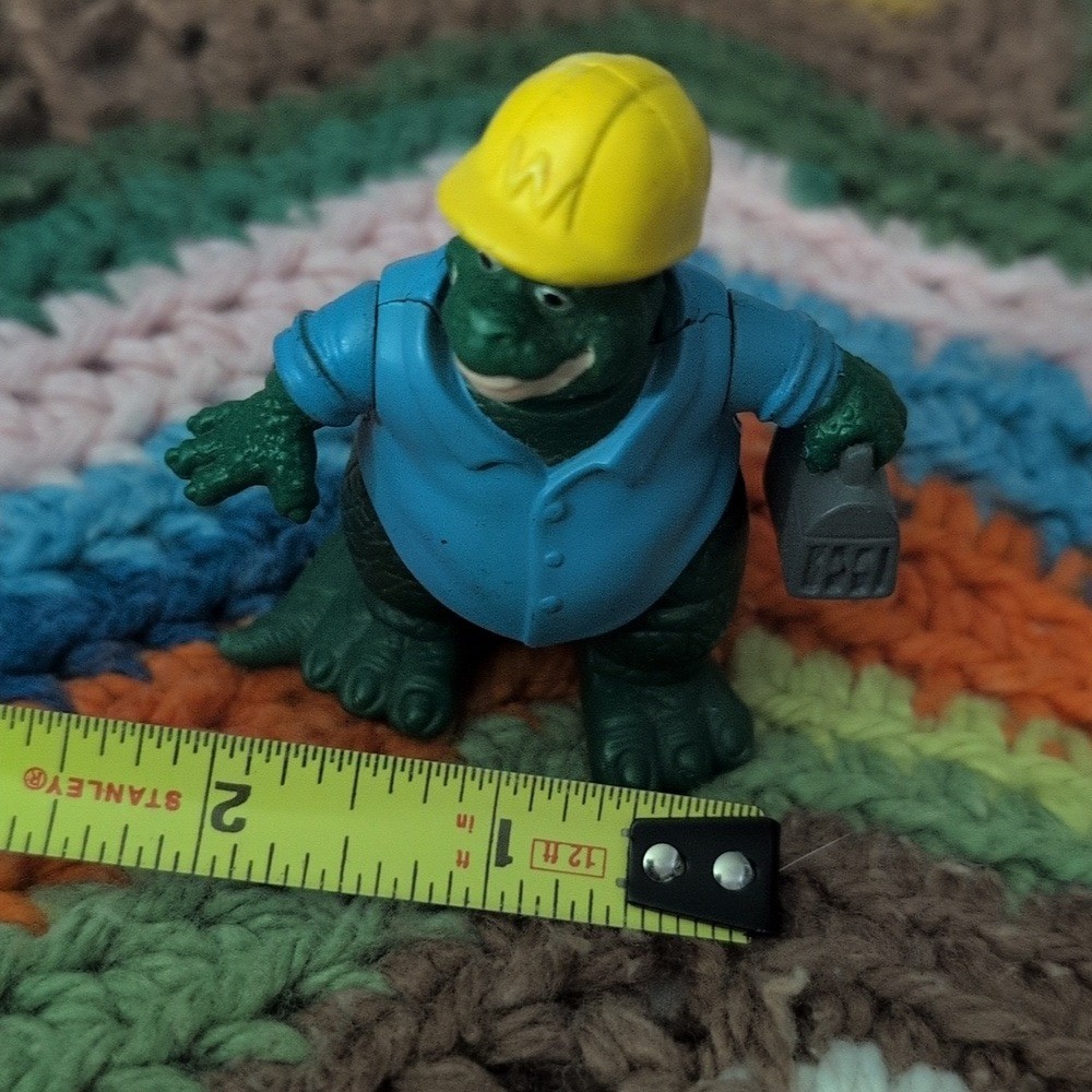 1992 Dinosaurs TV Show Earl Sinclair Figure Dino Toy Missing Pull