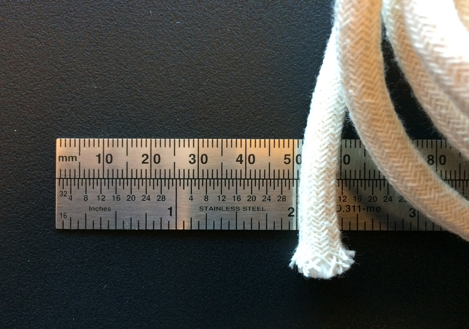 1/4 Round Cotton Wick 5' Kerosene Lantern Lamp Tiki Rock Candle Wick USA Seller