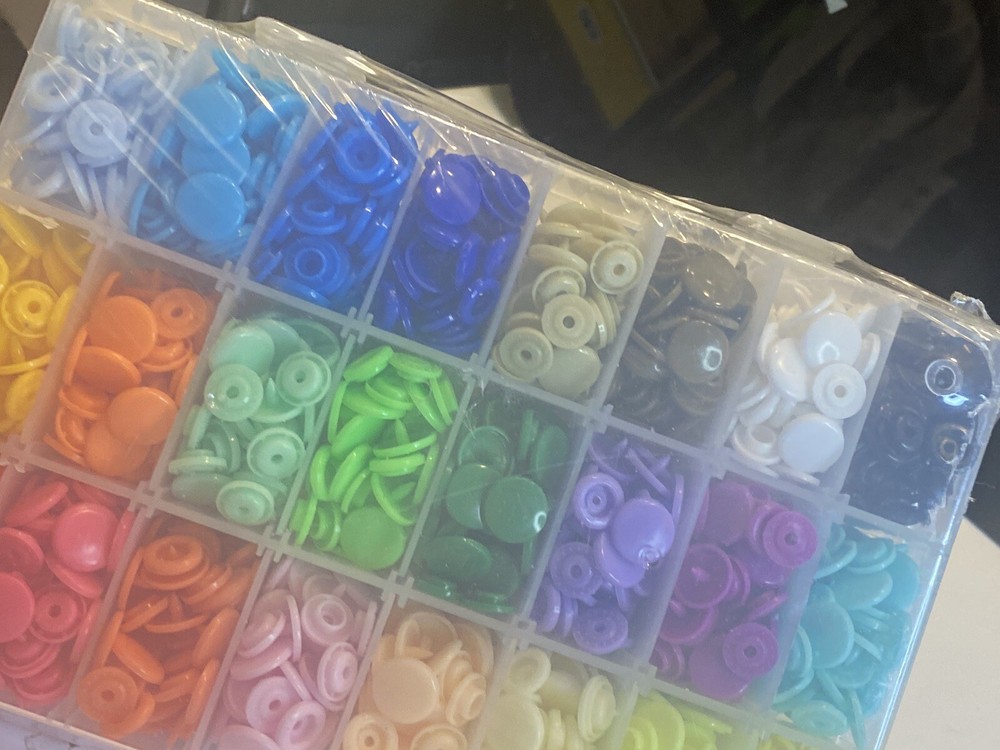lynda 12 mm plastic snap button new 360 pieces