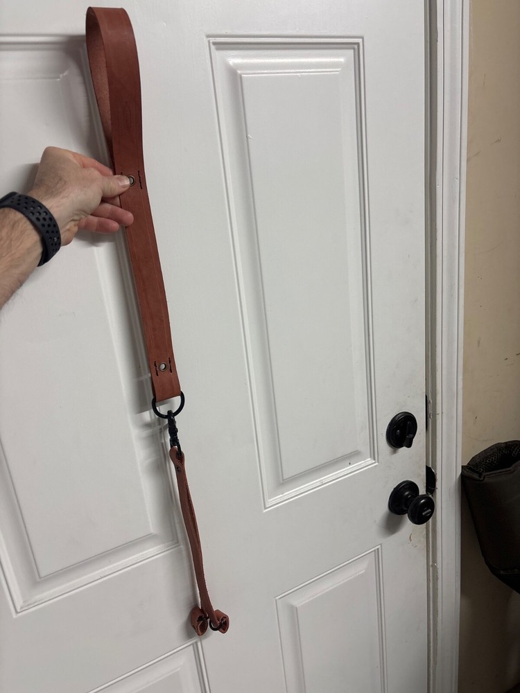 leather turkey tote.   Hunting