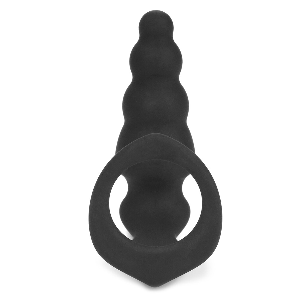 Combo Master Cockring Plug, Penis Ring & Self Anal Plug
