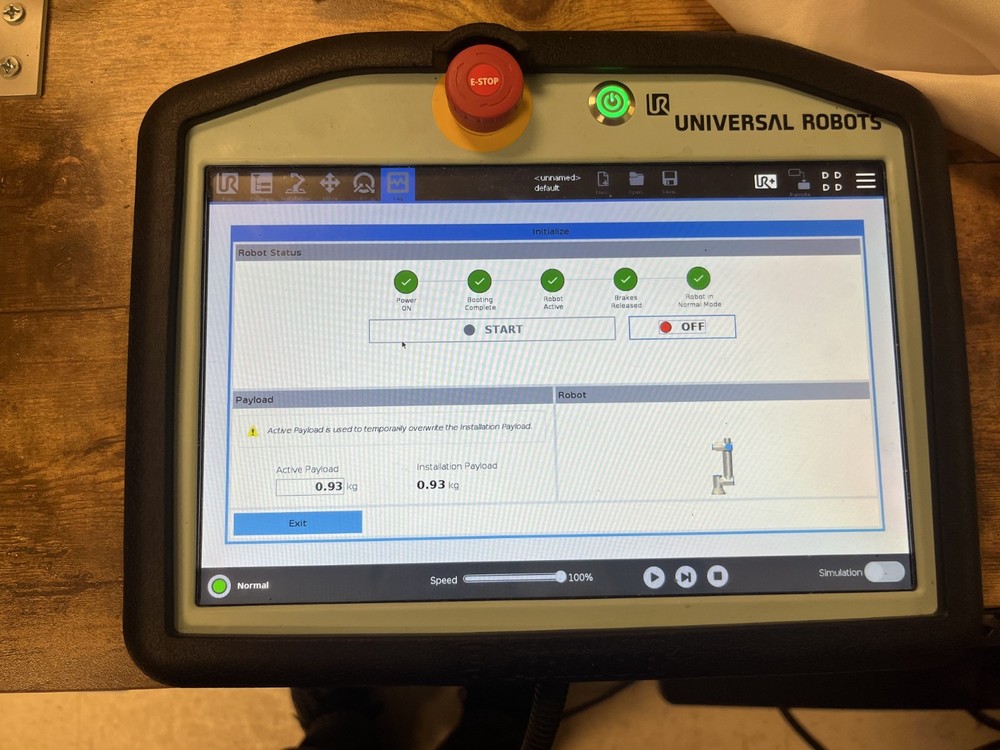 [Please message before purchasing] Universal Robots UR5e Robot Arm with Pendant