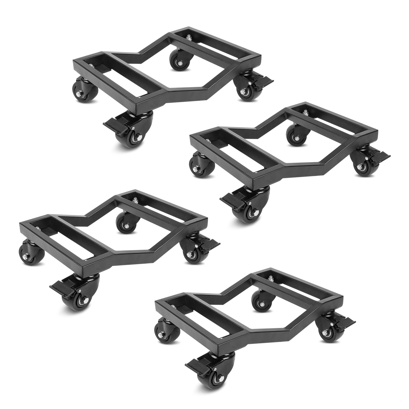 4 PCS 6000LB Car Dolly Wheel Tire Dolly Heavy Duty Skate Auto Repair Dolly