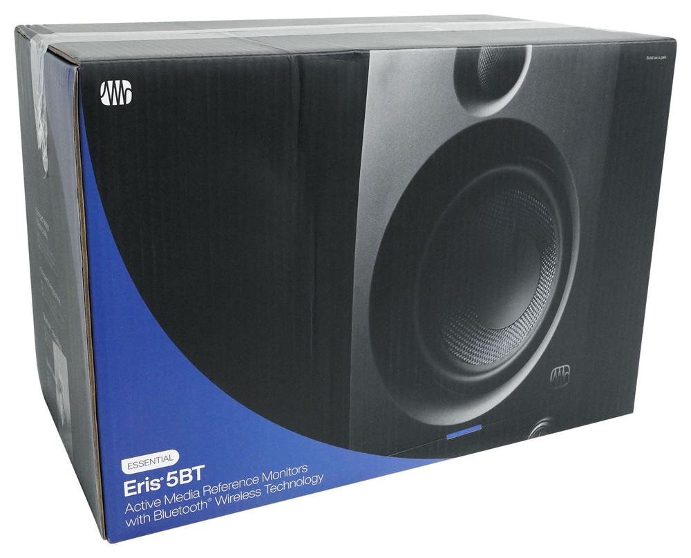 2 Presonus Eris 5BT 2nd Gen 5" Studio Monitors w/Bluetooth+2x2 USB Interface