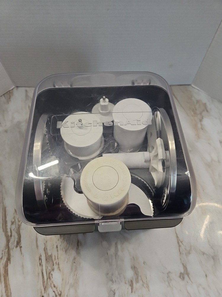 KitchenAid Food Processor Attachments Blades Discs Case 527402