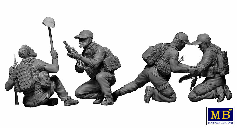 Master Box 35207 Danger Close. Special Operations Team, Present Day 1/35