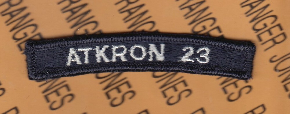 USN Navy Attack Squadron ATKRON 23 Tab 3.5" arc patch c/e