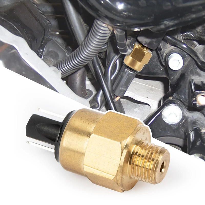 Hydraulic Brake Stop Light Switch w/ Cable Replacement Fits for Harley Davidson
