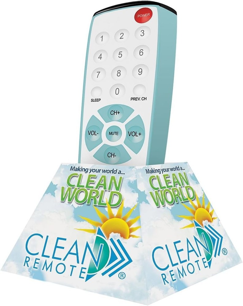 Clean Remote Large Button Universal Control for White