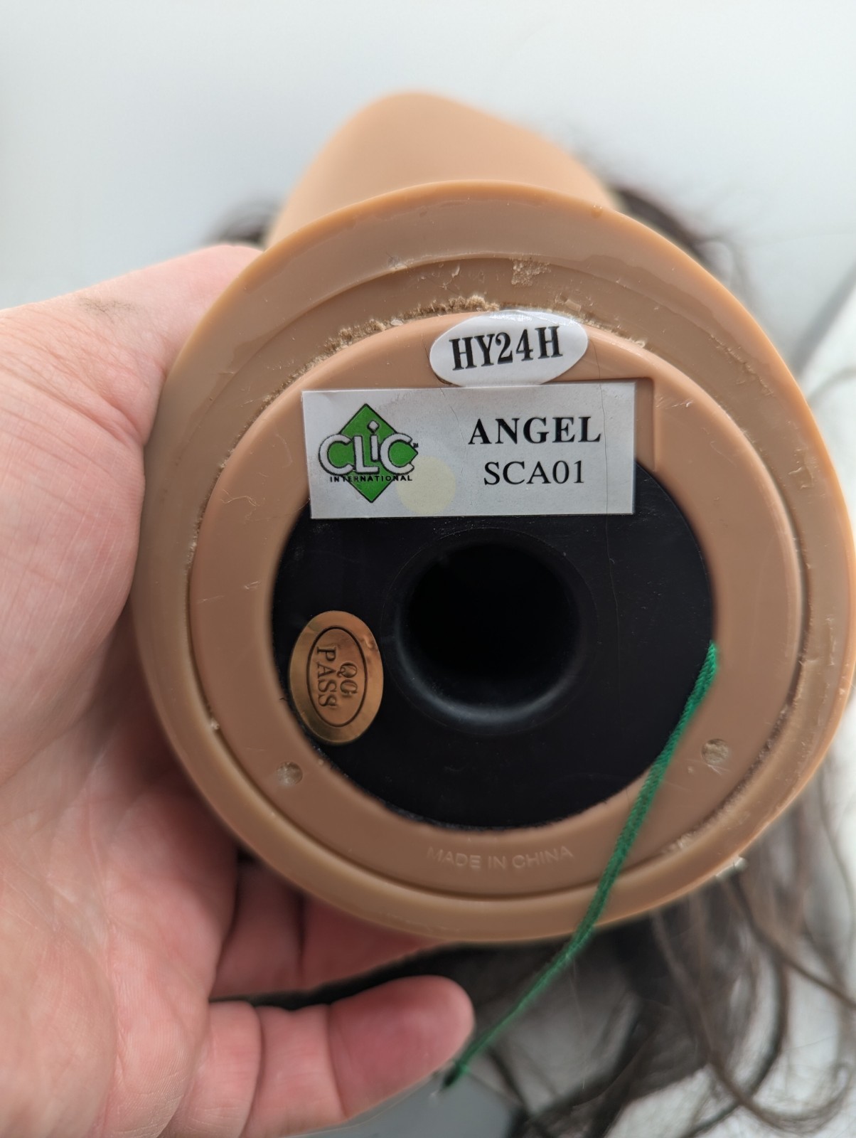 Cosmetology mannequin head 100% human hair