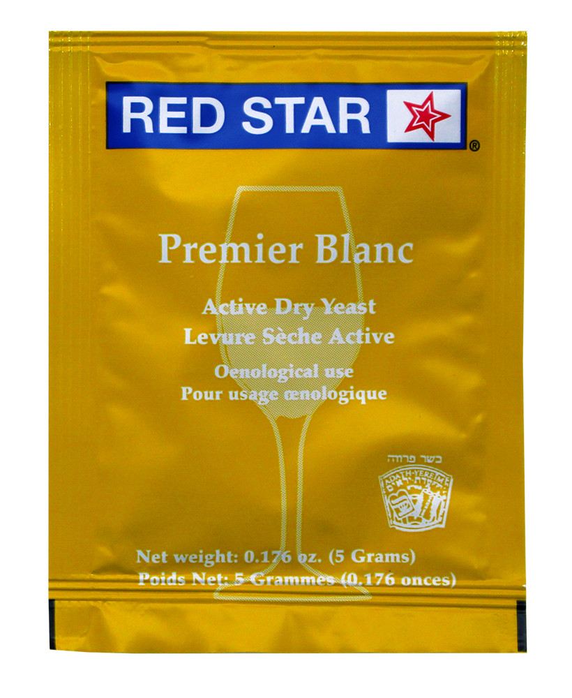 WINE YEAST 6 PACK RED STAR Premier Blanc Fermentis Champagne Yeast
