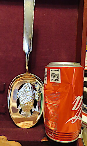 PRE 1925 DAVID ANDERSEN 830S FISH SERVER, PIERCED/ CUT OUT,1888/1925