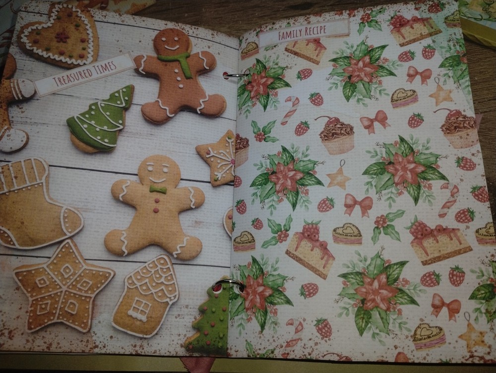 Gingerbread Junk Journal USA Seller Scrapbook
