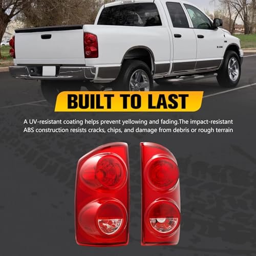 Tail Light Assembly Compatible With 2007-2008 Dodge Ram 2007-2009 Dodge Ram