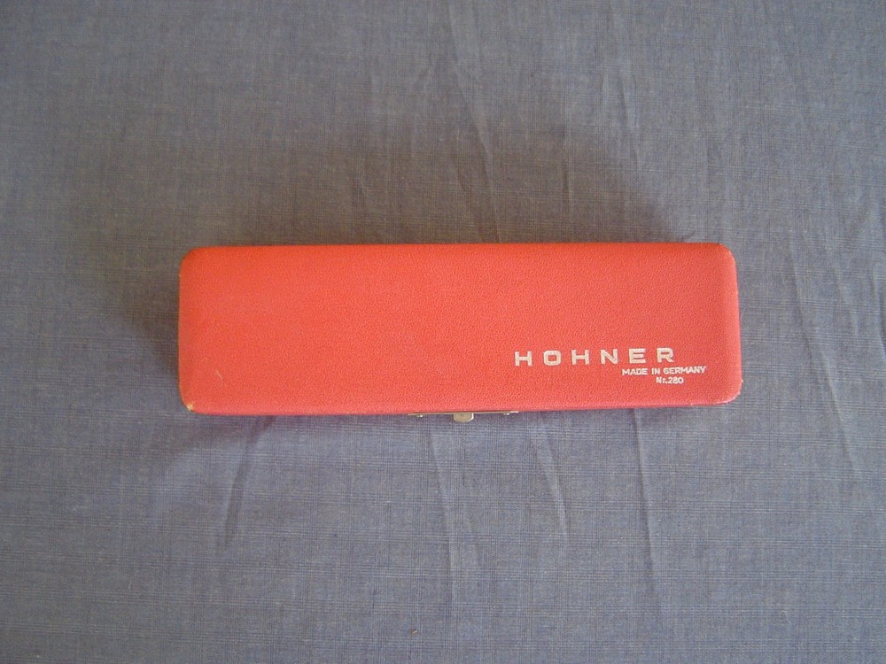 HOHNER "64 CHROMONICA" MODEL 280/64 "C" & RED STORAGE CASE
