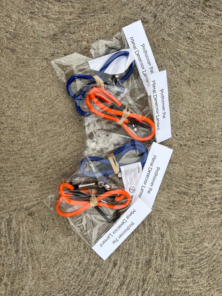 PinPointer Pal Metal Detector Lanyard - 24" Blue