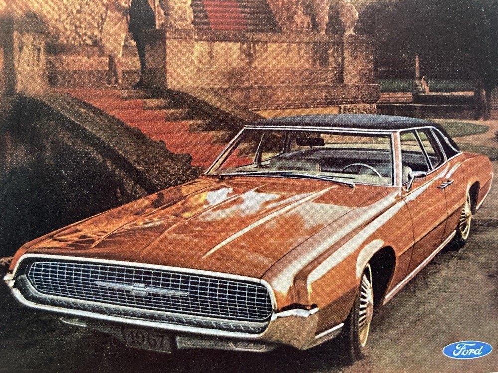 1967 Ford Thunderbird 4D Print Ad New
