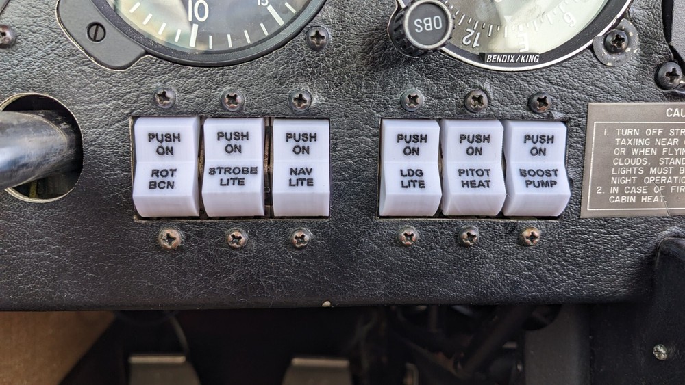 Boost Pump Mooney Klixon Switch Cover