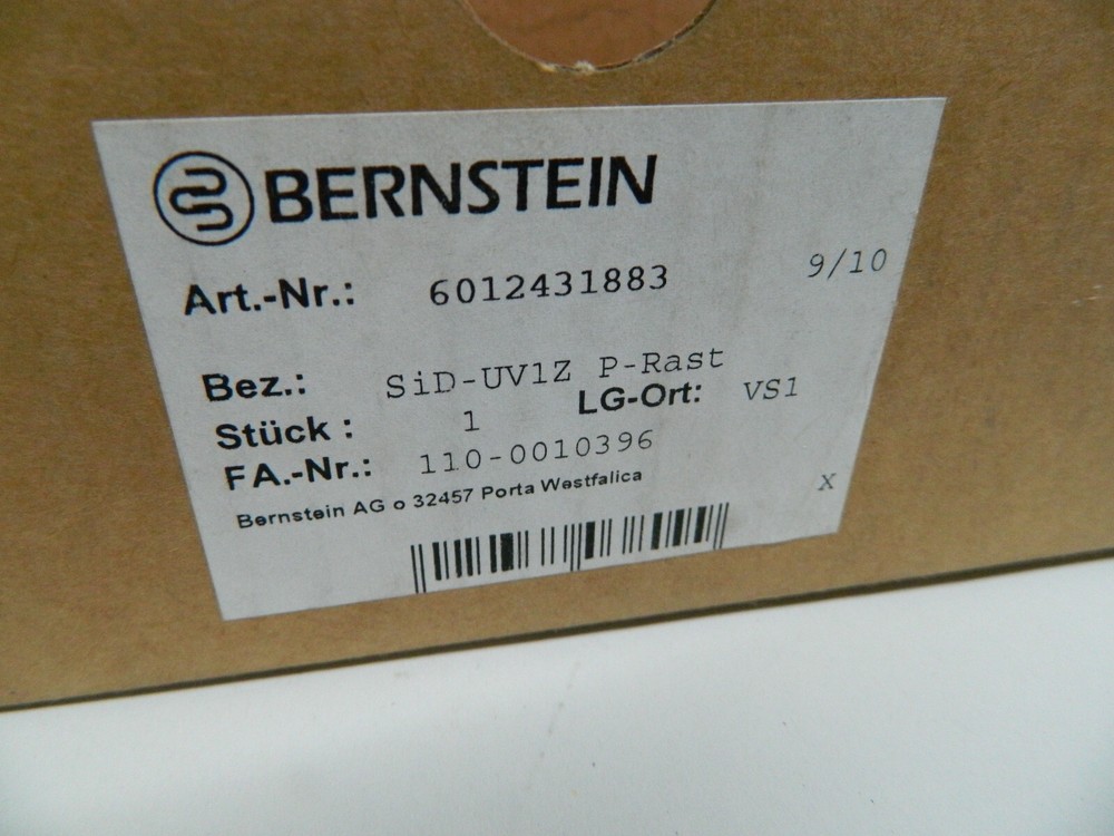 Bernstein 6012431883 Pull Cable Switch SID-UV1Z P-Ratch IP65