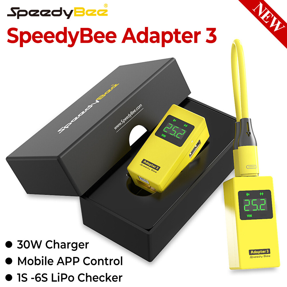 Speedybee Adapter 3 Voltage Checker Adapter Charger Wireless Blackbox Analyzer