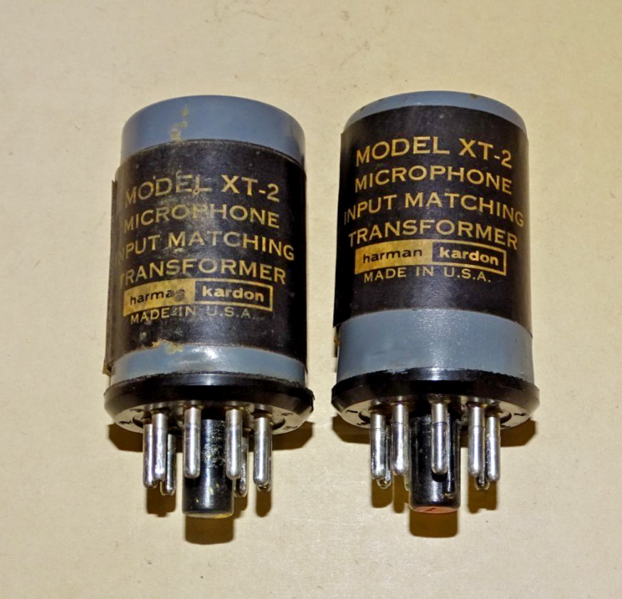 Pair, Harmon Kardon Model XT-2 Microphone Input Transformers