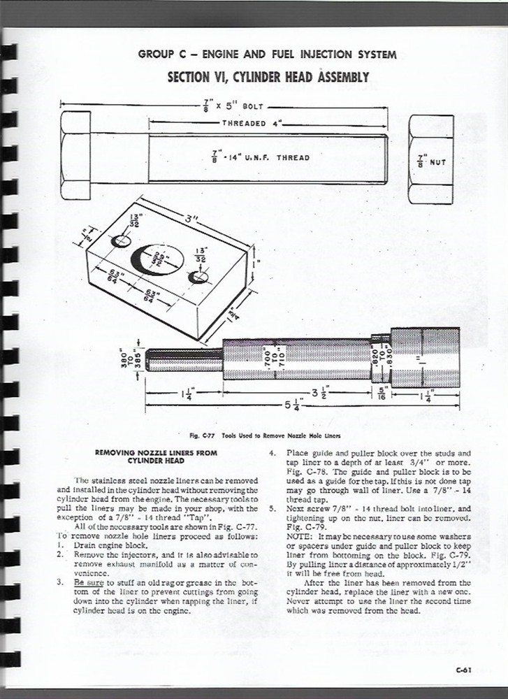 Case 188D Engine Service Repair Manual
