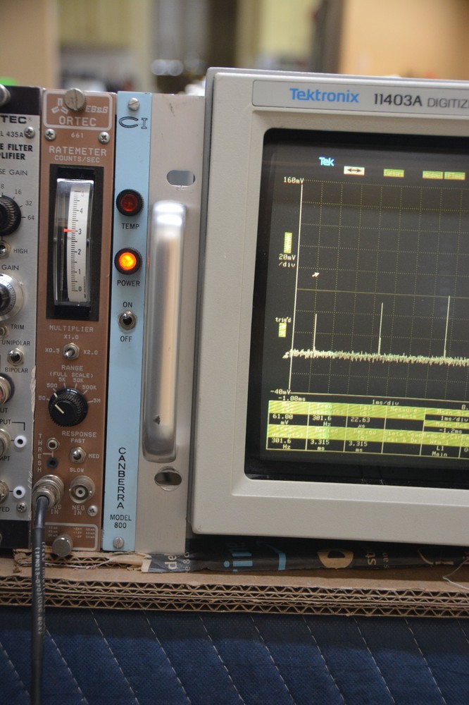 ORTEC 661 ANALOG RATEMETER NIM BIN MODULE, EXC. COND., TESTED