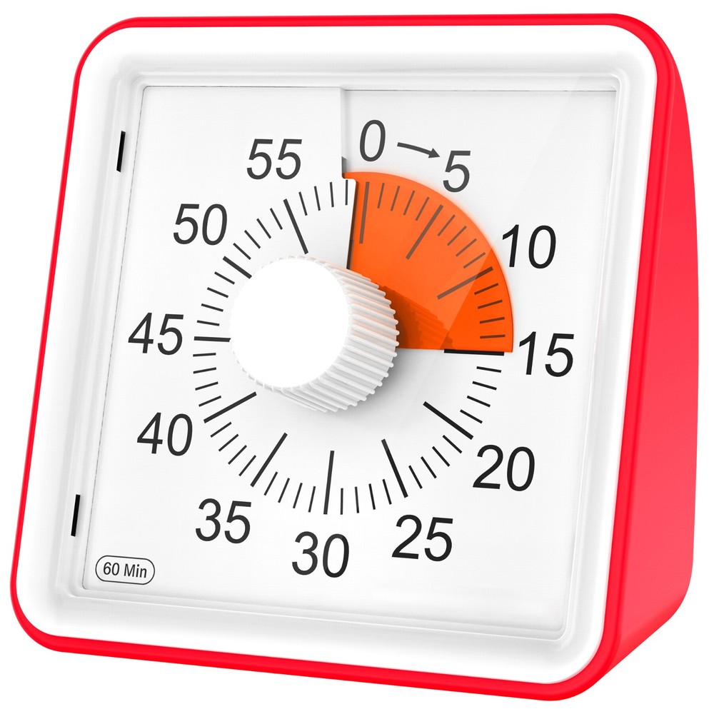 ThermoPro TM021 Visual Timer for Kids 60-Minute Countdown Kitchen Timer Silent