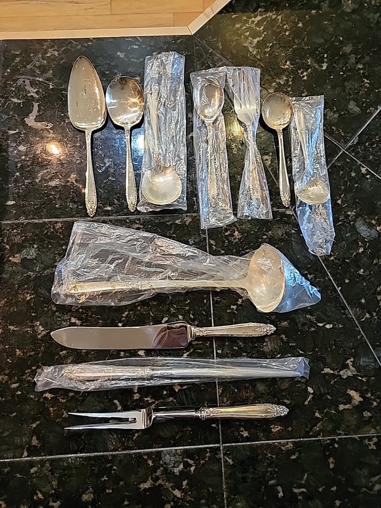 11 Pcs Eldan ELD15 Prelude Nickel Silver Serving Set