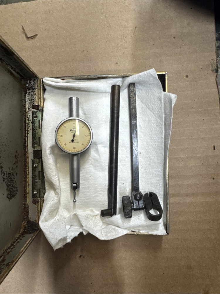 Mitutoyo No.513-102 Dial Test Indicator Workshop Precision Measuring Instrument