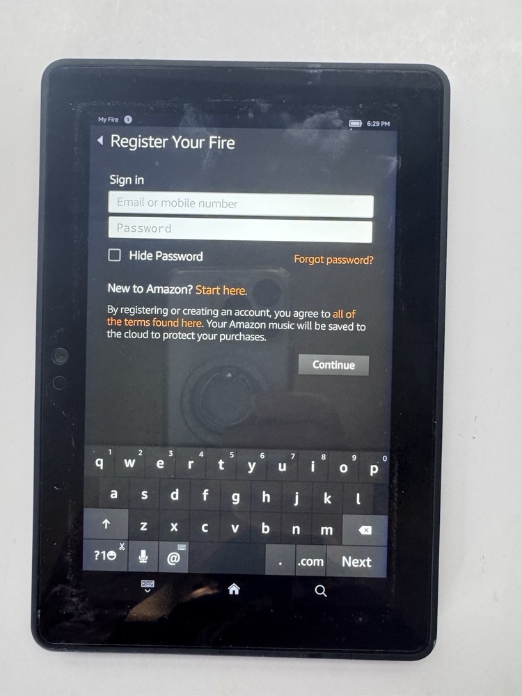Amazon Fire HD 7 2nd Gen Tablet 8GB WiFi Tested Working + Case Bundle