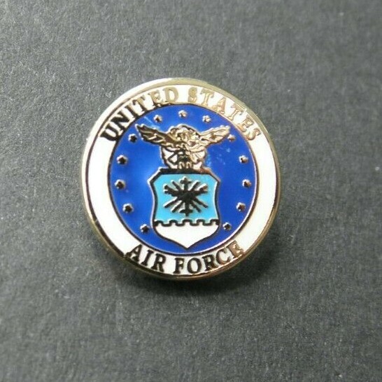 USAF Air Force Small Collar Lapel or Tie Pin Badge 1/2 inch