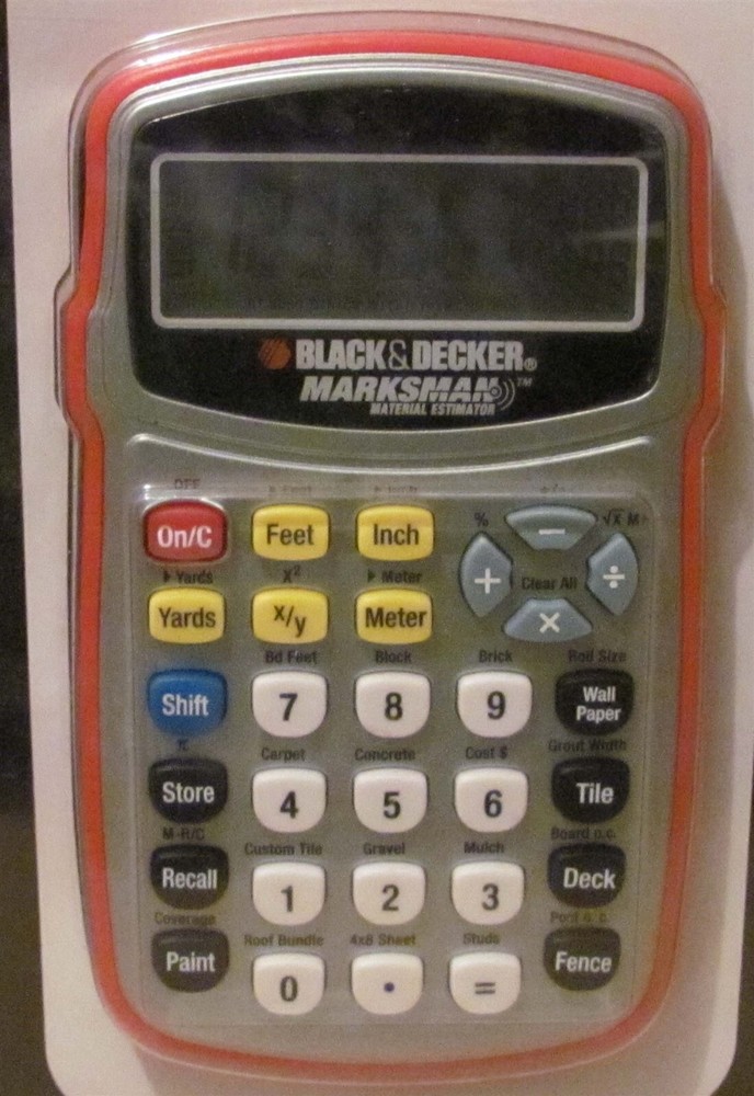 Black & Decker Marksman 2 Step Planning Kit-Calculate Paint/Wallpaper needs-NEW