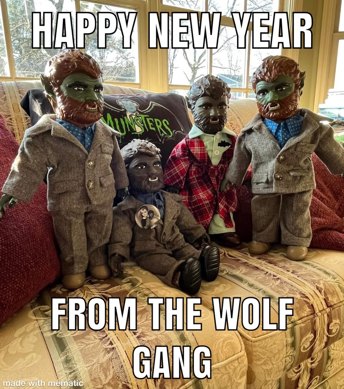 Munsters Woof Woof Doll. Heirloom quality, handmade Doll by Munsterland.