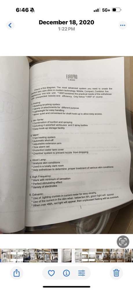 Europe 1400 Multi Function Aesthetic Equipment