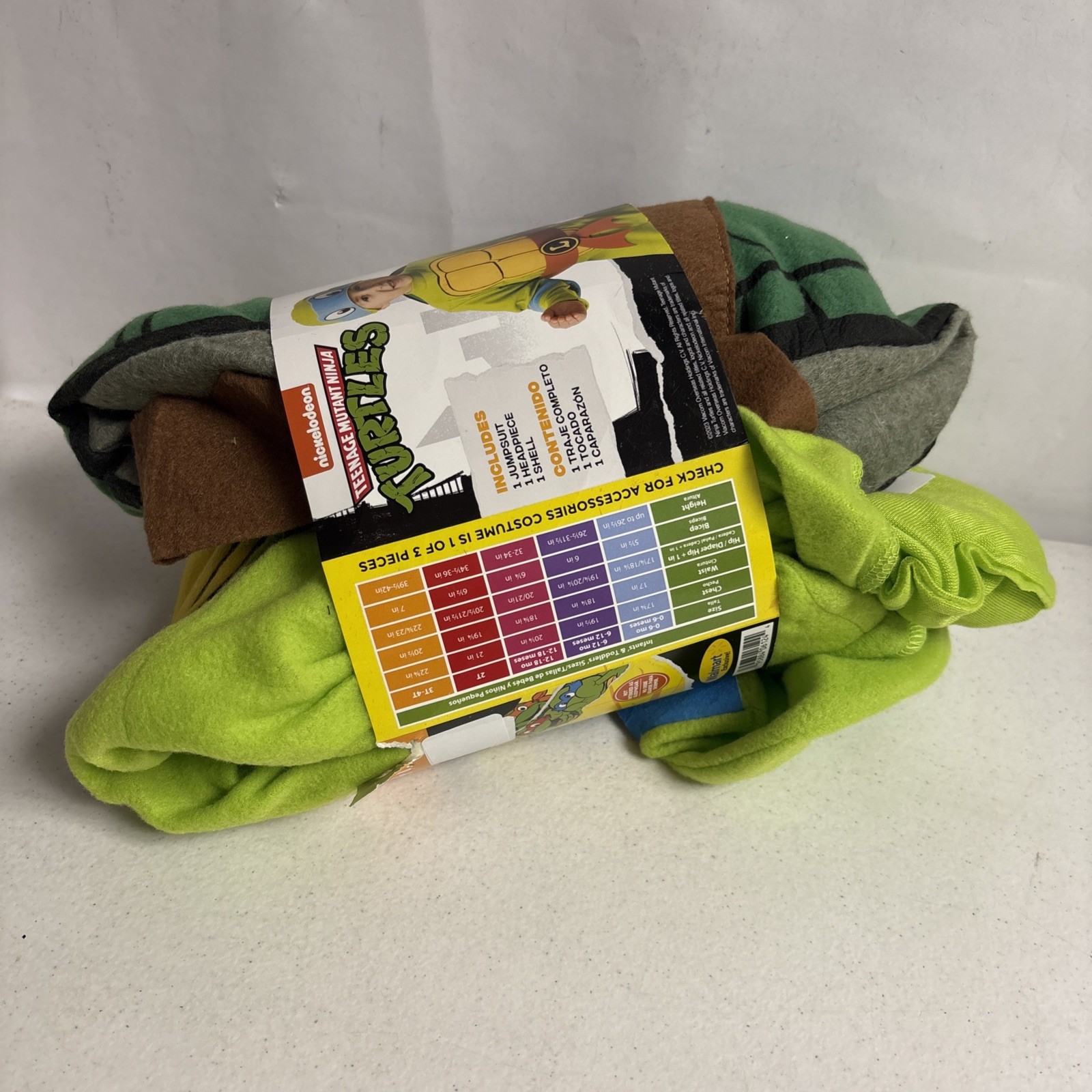 Toddler Teenage Mutant Ninja Turtles TMNT Leonardo Costume Rubies 4T NEW