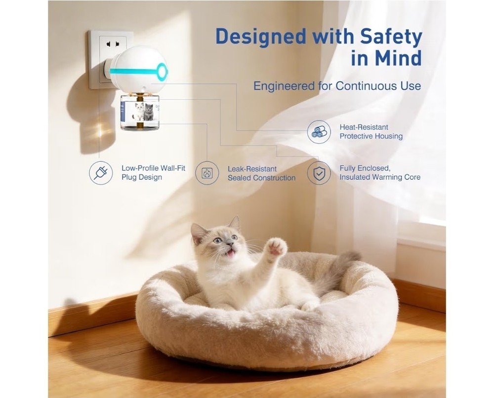 Cat Calming Pheromone Diffuser Kit, 2026 Upgraded 3-in-1 Formula, Helps...