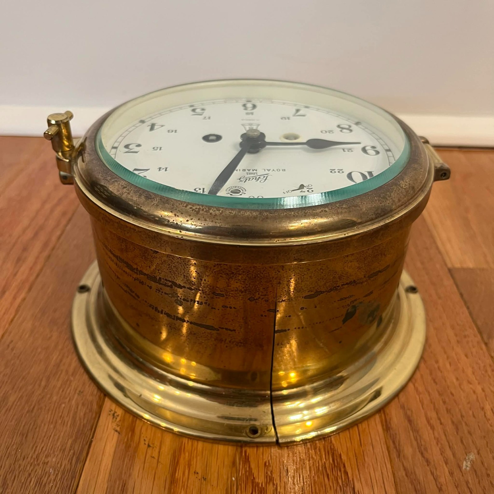 Vintage Schatz Royal Mariner 8 Day Ship's Bells Clock