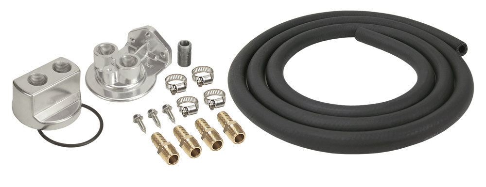 Derale 15725 Engine Oil Filter Relocation Kit 22 mm x 1.5 Adapter Thread