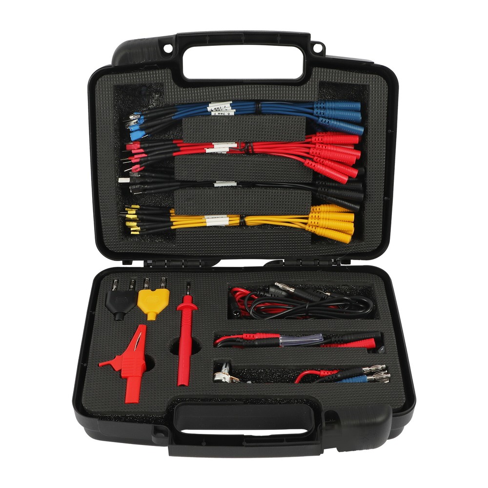 68x Electrical Multimeter Test Leads Probe Cable Oscilloscope Terminal Test Clip